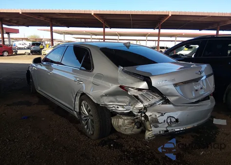 2019 Genesis G90 3.3T Premium из США, поврежденный, VIN KMHG34JAXKU050626